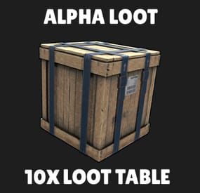 More information about "AlphaLoot 10X Loot Table"