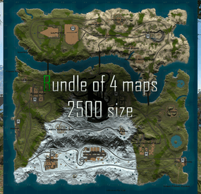 More information about "Bundle Of 4 Maps 2500 Size | Custom Maps By Shemov"
