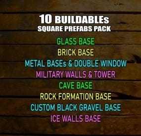 More information about "10 Buildable Square Prefabs Pack"