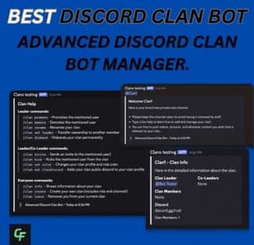 More information about "Advanced Clan bot for discord"