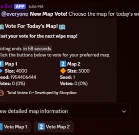More information about "Rust Map Vote Discord Bot"