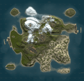 More information about "🌍 The Monorail Map 2500 | Low Prefab | Train Tracks + Full Bandit Outpost"