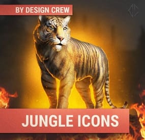 More information about "JUNGLE ICONS / PSD"