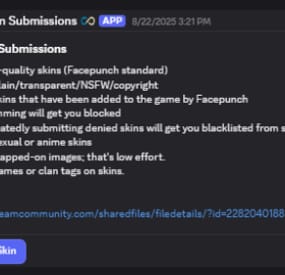 More information about "Skin Submissions Discord Bot"