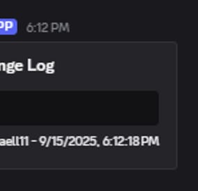 More information about "Change-Log Discord Bot"