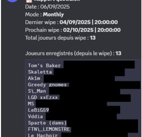 More information about "PlayersSinceWipe"