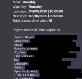 More information about "PlayersSinceWipe"
