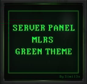 More information about "MLRS Green Theme for Server Panel"
