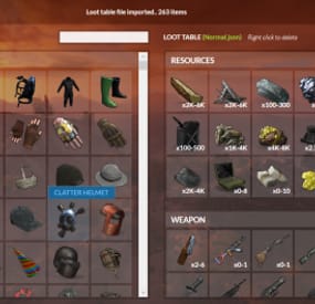 More information about "Raidable Bases Loot Table Editor"