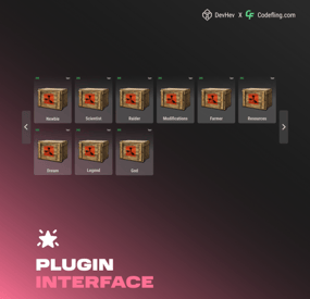 More information about "PLUGIN INTERFACE [CASE]"