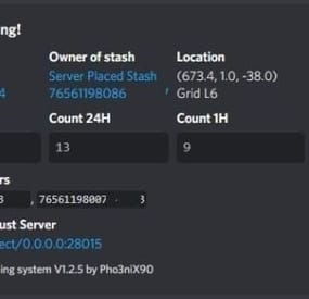 More information about "Stash Warning System"