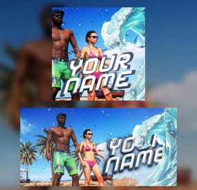 More information about "[PSD] Summer Vibes / Banner & Logo"