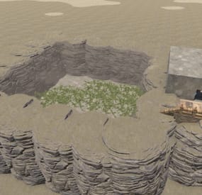 More information about "Cave entrance with a red card"