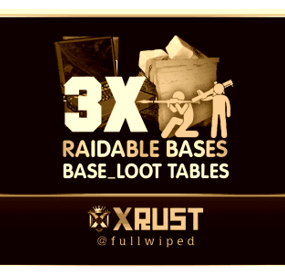 More information about "Raidable Bases Loot Tables Pack (3X and Higher Servers)"