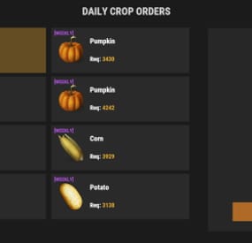 More information about "Daily Crop Orders"