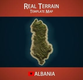 More information about "Albania Template Map"