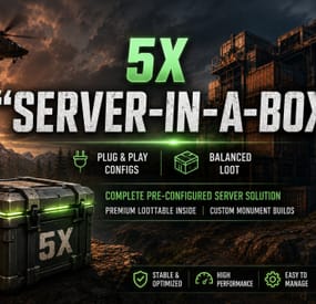 More information about "Ultimate 5x Full Server Setup | Plug 'n Play | Premium Loottable | Custom Monuments"
