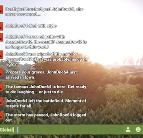 More information about "Player Events Messages"