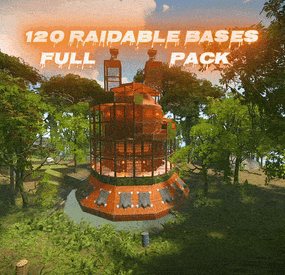 More information about "120 High Quality Raidable Bases Pack & Loot Table + Config + Profiles (Easy to Nightmare)"