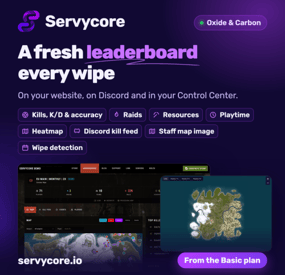 More information about "Servycore Leaderboard – Wipe Stats, Heatmaps & Discord Kill Feed"