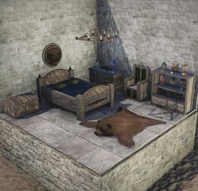More information about "Medieval interior set"