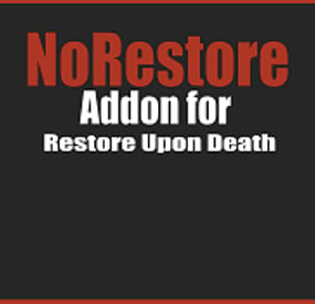 More information about "NoRestore"