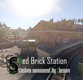 More information about "Red Brick Railway Station | Custom Monument By Shemov"