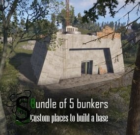 More information about "Bundle Of 5 Bunkers | Custom Places To Build a Base"