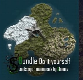 More information about "Make yourself map BUNDLE | Landscape + 25 custom monuments + 4 packs with places to build a base + FINISHED MAP"