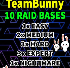 More information about "10 Raidable Bases - TeamBunny Pack #1"