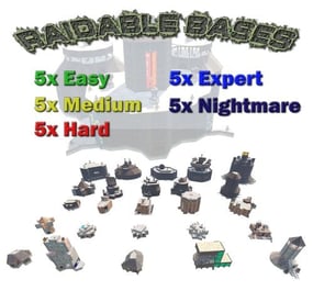 More information about "25 x Raidable Bases - Pack 1"