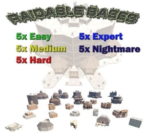 More information about "25 x Raidable Bases - Pack 2"