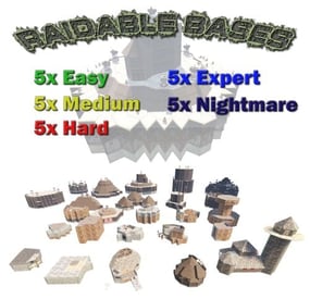 More information about "25 x Raidable Bases - Pack 3"