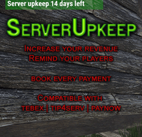 More information about "ServerUpkeep - Compatible with Tebex | Tip4Serv | PayNow."
