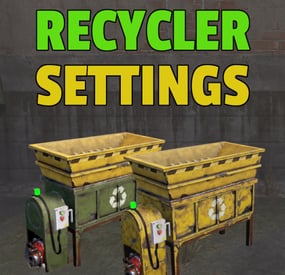 More information about "Recycler Settings"
