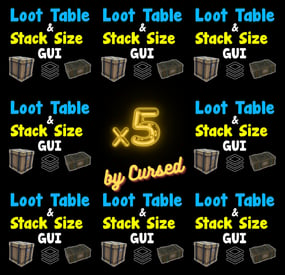 More information about "Loot Table & Stacksize GUI 5x Config"