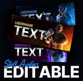 More information about "Editable Staff Banners"