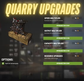 More information about "Quarry Upgrades"