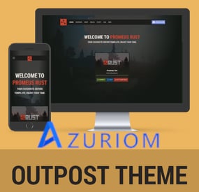 More information about "Azuriom Outpost Theme"