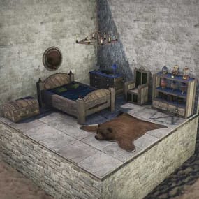 More information about "Medieval interior set"