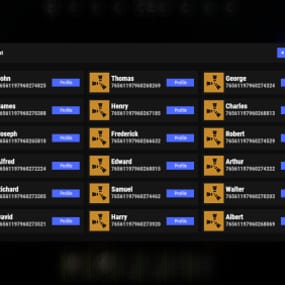 More information about "Player List"