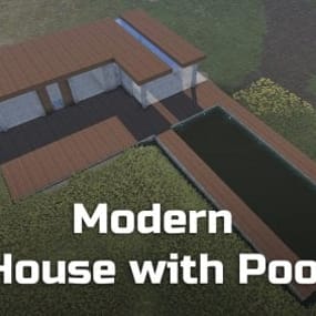 More information about "Modern House With Pool  | Place For Building"