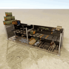 More information about "Gun Shelf Junk Decoration"