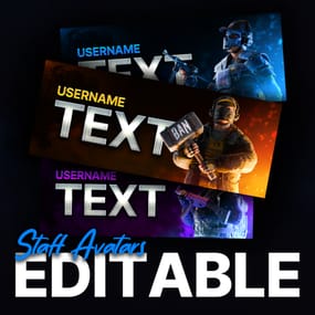 More information about "Editable Staff Banners"