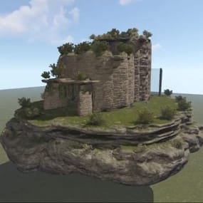 More information about "Floating Stone Building"