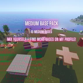 More information about "15 Medium Raidable Bases Pack 5"