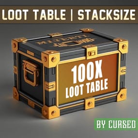 More information about "Loot Table & Stacksize GUI 100x config"