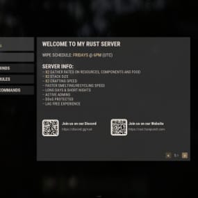 More information about "Server Panel"