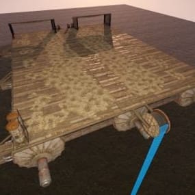 More information about "Flying wooden platform"