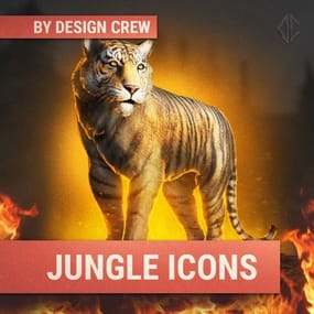 More information about "JUNGLE ICONS / PSD"